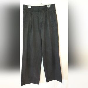 Everlane Wide Leg High Waist Women's 4 Short Tencel Cotton Business Casual Pant